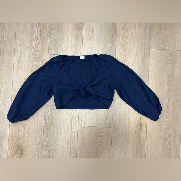 NWOTS Aritzia Wilfred Venus Linen Top - Picture 13 of 17